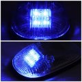 Auto Dynasty Compatible With Dodge Ram 1500 2500 3500 Be 5 X Led Cab Roof Top Lights Black Housing Blue