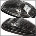 Auto Dynasty Compatible With Dodge Ram 1500 2500 3500 Be 5 X Led Cab Roof Top Lights Black Housing Blue
