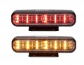 Whelen Ion Duo Hood Grille Universal Mount Linear-led Light Head With Scan-lock Flash Patterns Red Amber Part I2k