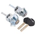 Front Driver And Passenger Side Door Lock Cylinder With Keys For Bmw 320i 2001-2005 323i 1999-2000 325ci 01-06 325i 325xi 01-05 