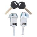 Front Driver And Passenger Side Door Lock Cylinder With Keys For Bmw 320i 2001-2005 323i 1999-2000 325ci 01-06 325i 325xi 01-05
