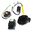 Spark Plug Cdi Ignition Coil Starter Relay Rectifier Replacement For Honda Sportrax Trx400ex 2x4 1999-2004 