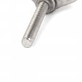 Uxcell M4 0 7mm Pitch 304 Stainless Steel Butterfly Wing Nut Screw Silver Tone 5pcs