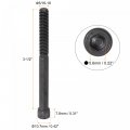 Uxcell 5 16-18x3-1 2 Hex Socket Head Cap Screw Bolts 12 9 Grade Alloy Steel 5pcs