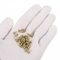 Uxcell Knurled Insert Nuts 100pcs M2 X 7mm L 3 5mm Od 3d Printing Brass Female Threadeds Heat Set Insert Embedment