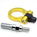 Auto Dynasty Billet Aluminum Racing Front Tow Hook Compatible With Honda Fit 2009 2010 2011 2012 2013 M18 X 2 5 Gold
