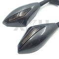 Carbon Turn Signal Mirrors With Smoke Lens For Suzuki Gsxr 600 750 2001-2005 2009-2012 Gsxr 1000 1100 1993-1998 Hayabusa