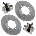 Caltric Front Left And Right Brake Disc Caliper Compatible With Suzuki Eiger 400 Ltf400 Ltf400f 2002 2003-2007 