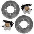 Caltric Front Left And Right Brake Disc Caliper Compatible With Suzuki Eiger 400 Ltf400 Ltf400f 2002 2003-2007