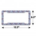 Wonder Woman Usa American Flag Logo License Plate Tag Frame