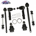 10pcs Front Suspension Kit Control Arm Ball Joint Sway Bar Tie Rod Ends For 2007-2014 Cadillac Escalade Chevrolet Avalanche