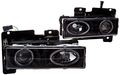 Spec-d Tuning Lhp-c1088jm-rs Chevy Gmc C10 Pickup Silverado Suburban Black Halo Led Projector Headlights