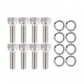 Labwork -8an Black Aluminum Fuel Rails Kit Replacement For Ls1 Ls6