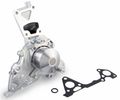 Wpm-035 Engine Water Pump With Gaskets For Mitsubishi Montero And Sport 1995 To 2004 Silver Black Ceramic Construction 