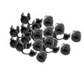 A16041200ux1354 Flat Cable Wire Strain Relief Bush Grommet 19 Mm Long 20 Piece Black 