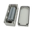 Yxq 2 Inlet To 5 Outlet Electrical Junction Box Ip65 Waterproof W Connector Gland 7 X 3 8 Plastic Grey Dustproof Electric 