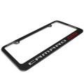 Chevrolet Camaro Ss 2010 Speed Line Black Metal License Plate Frame 12 In X 6 Universal Fit With Theft Deterrent Screw Covers