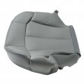 Secosautoparts Driver Passenger Side Bottom Replacement Leather Seat Cover Gray Compatible With Chevy Silverado 1500 2500 3500
