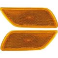 Side Marker Light Assembly Pair For 2004 2005 Ford Focus With Bulbs Driver And Passenger Replaces Fo2550134 Fo2551134 2s4z 