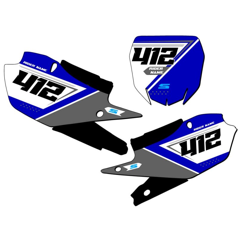 2018-2022 Yz 450 F Sg65 Custom Mx Number Plates Senge Graphics Kit For Yamaha