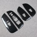 Beautost Fit For Honda New Hr-v Hrv 2023 2024 Car Interior Window Switch Console Panel Cover Trim Carbon Fiber Black 