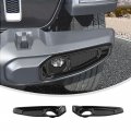 Linskip Fog Lights Cover For Jeep Wrangler Jl Gladiator Jt 2018 2019 2020 2021 2022 2023 Lamp Exterior Accessories Carbon Fiber 
