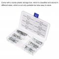 Uxcell 120pcs Stainless Steel Blind Rivets M3 8 2 1 6 Sizes Rivet Assortment Kit Open End Countersunk Head For Sheet Metal