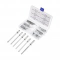 Uxcell 120pcs Stainless Steel Blind Rivets M3 8 2 1 6 Sizes Rivet Assortment Kit Open End Countersunk Head For Sheet Metal