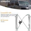 Front Passenger Side Power Window Regulator With Motor Replacement For Dodge Grand Caravan Chrysler Town Country Ram C V 2008
