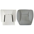 Driver Side Bottom Replacement Leather Seat Cover And Foam Cushion Gray For Dodge Ram 1500 2500 3500 1998 1999 2000 2001 2002 