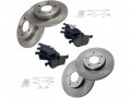 Front And Rear Ceramic Brake Pads Rotor Kit 5-lug For 2006-2013 Mazda 3 2 0l 4-cylinder 