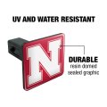 Graphics More University Of Nebraska Primary Logo Tow Trailer Hitch Cover Plug Insert 1 4 Inch 25