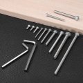 25pcs Hex Socket Head Cap Screws Bolts M3x100mm 304 Stainless Steel Drive Machine With Wrench Full Threaded Silver