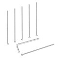 25pcs Hex Socket Head Cap Screws Bolts M3x100mm 304 Stainless Steel Drive Machine With Wrench Full Threaded Silver 
