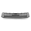 Front Bumper Grille For Toyota Highlander 2017 2018 2019 Fits Models Without Around View Monitor Chrome And Black 531020e070 