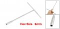 Uxcell Chrome-vanadium Steel T Handle Hex Socket Wrench 6mm