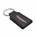 Ipick Image Compatible With Jeep Trailhawk Rectangular Black Leatherette Key Chain