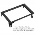 Qiilu Double Din Installation Dash Kit Navigation Fascia Central Control Stereo Radio Dvd Panel For Saab 9a 3 2007a 2010