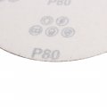 Uxcell 7-inch Dia 80 Grits Sanding Disc Polishing Pad Sandpaper 10pcs