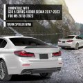 Rear Trunk Spoiler Wing For Bmw G30 5 Series 4 Door Sedan 2017 2018 2019 2020 2021 2022 2023 F90 M5 Gloss Black