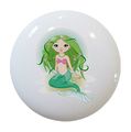 Carolina Hardware And Decor 1843 Mermaid Ceramic Cabinet Drawer Knob