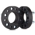 6x135 Wheel Spacers 1 25 In For Ford F-150 Expedition Lincoln Navigator Black Hubcentric Adapters M14x2 87mm Bore 2 Pieces 