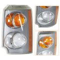 Turn Signal Light Assembly For Range Rover L322 2003 2005 Driver Side Left Front Replacement Xbd000053 Clear Lens Chrome