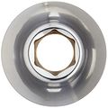 B-608 3 8 In Drive Shallow Socket 6 Point 1 4 Jhwb-608 Polished Chrome Finish Triple Square 