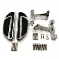 Httmt Mt216-123 216-109- Chrome Airflow Passenger Footboard Floorboard Mounting Bracket Compatible With 1993-2019 Touring
