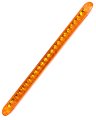 16in 23 Diodes Id Bar Amber Led Trailer Marker Light Waterproof Stop Brake Turn Cab Roof Running Universal Mount Side For 
