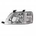 Headlightsdepot Chrome Housing Halogen Headlight For Honda Cr-v 1997-2001 Includes Left Driver Side Headlamp 
