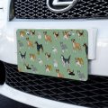Plenty Of Dogs Pattern Novelty Metal Vanity Tag License Plate