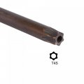 Uxcell T45 Anti Tamper Proof Torx Star Key Bit Wrench L-shape 7 87-inch Long Arm S2 Steel 4 Pcs