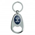 Graphics More Xavier University Musketeers Logo Keychain Chrome Metal Spinning Oval Bottle Opener